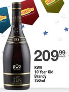 KWV 10 Year Old Brandy-750ml