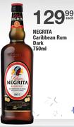 Negrita Caribbean Rum Dark-750ml