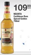 Negrita Caribbean Rum Spiced Golden-750ml