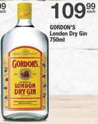 Gordon's London Dry Gin-750ml