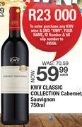 KWV Classic Collection Cabernet Sauvignon-750ml