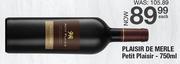 Plaisir de Merle Petit Plaisir-750ml