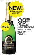 Liquor City Premium Reserve By Van Loveren Brut MCC-750ml