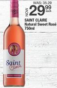 Saint Claire Natural Sweet Rose-750ml