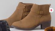 Women's Ankle Boots (Sizes 3-8)-Per Pair