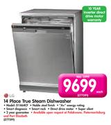 LG 14 Place True Steam Dishwasher D1464CF