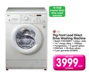 LG 7kg Front Load Direct Drive Washing Machine F10C3QDP2