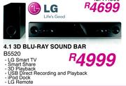 LG 4.1 3D Blu-Ray Sound Bar (B5520)