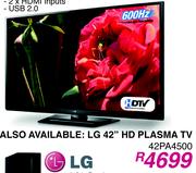 LG 42" HD Plasma TV(42PA4500)