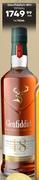 Glenfiddich 18 Year Old Whisky-750ml