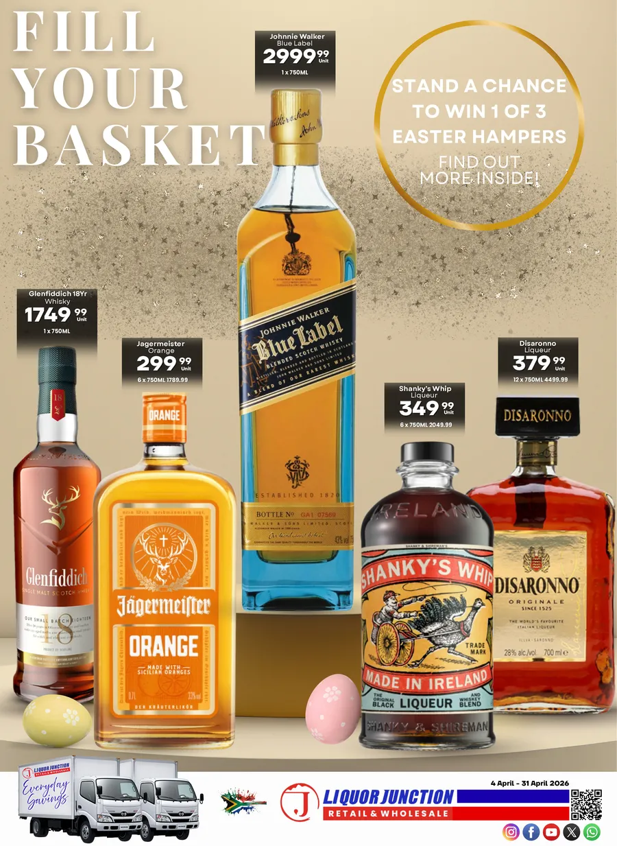 Liquor Junction : Fill Your Basket (09 April - 30 April 2026)