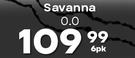Savanna 0.0-6 x 330ml