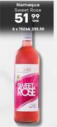 Namaqua Sweet Rose-750ml