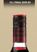 Captain Morgan Dark Rum-12 x 750ml