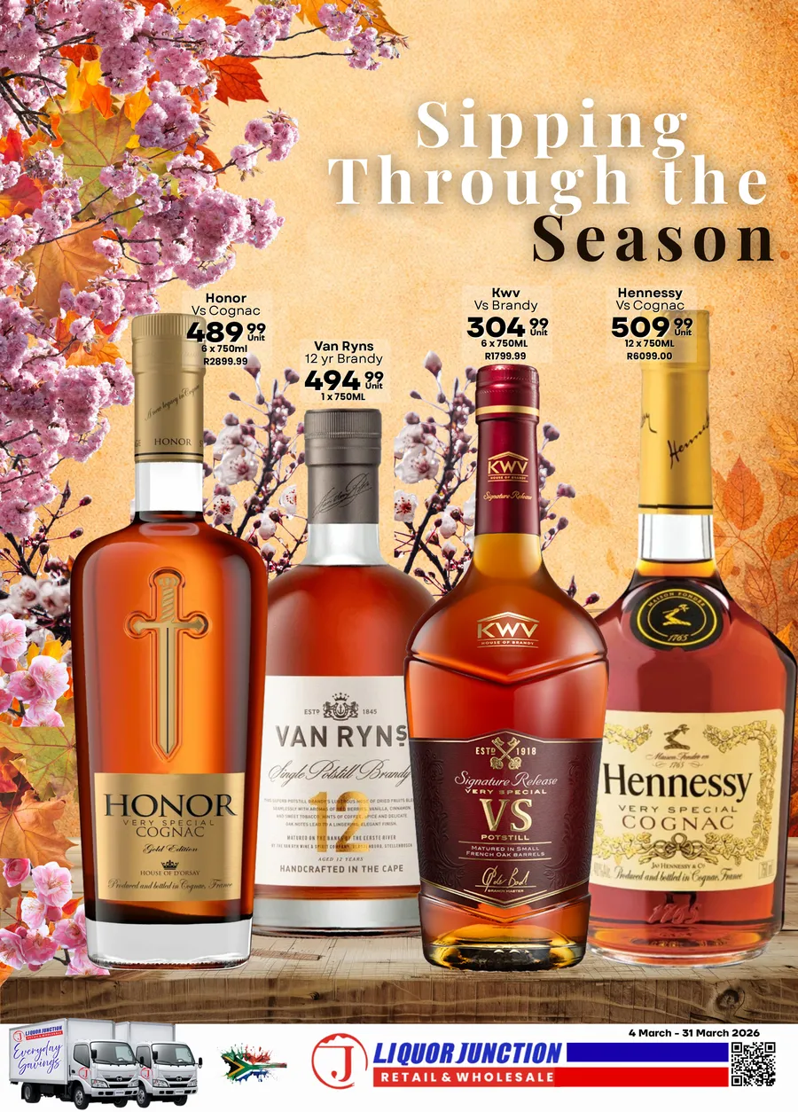 Liquor Junction : Sipping Through The Season (04 March - 31 March 2026)