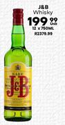 J&B Whisky-750ml