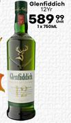 Glenfiddich 12 Yr-750ml