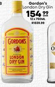 Gordon's London Dry Gin-750ml