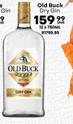 Old Buck Dry Gin-750ml