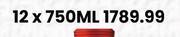 Smirnoff 1818 Vodka-12 x 750ml