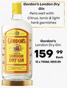 Gordon's London Dry Gin-750ml