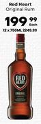 Red Heart Original Rum-750ml
