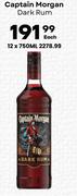 Captain Morgan Dark Rum-750ml