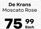 De Krans Moscato Rose-750ml
