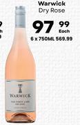 Warwick Dry Rose-750ml