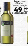 Robertson Chapel White Range-750ml