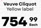 Veuve Cliquot Yellow Label-750ml