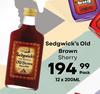 Sedgwick's Old Brown Sherry-12 x 200ml