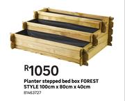 Style Forest Stepped Bed Box Planter 100cm x 80cm x 40cm