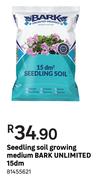 Bark Unlimited 15dm Medium Seedling Soil Growing