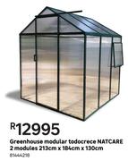 Natcare 2 Modules Todocrece Modular Greenhouse 213cm x 184cm x 130cm
