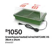 Natcare XS Greenhouse Heated/Wired 38cm x 24cm