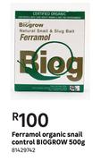 Biogrow Organic Snail Control Ferramol-500g