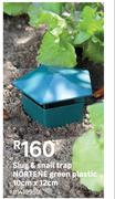Nortene Green Plastic Slug & Snail Trap 10cm x 12cm