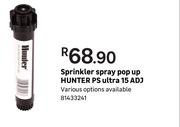 Hunter PS Ultra 15 ADJ Pop Up Sprinkler Spray