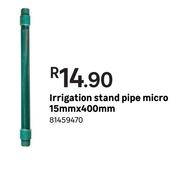 Micro 15mm x 400mm Irrigation Stand Pipe