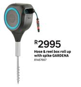 Gardena Roll Up With Spike Hose & Reel Box