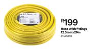 Hose With Fittings 12.5mm x 20m