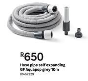 GF Aquapop Grey 10m Self Expanding Hose Pipe