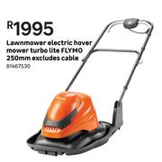 Flymo 250mm Electric Hover Mower Turbo Lite Lawnmower (Excludes Cable) 
