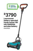Gardena 4Ah 18V Handy Mower Battery Operated Lawnmower (Excludes Battery)