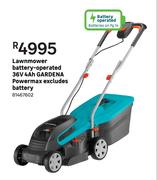 Gardena Powermax 36V 4Ah Battery Operated Lawnmower (Excludes Battery)