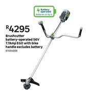 Ego 7.7 Amp 56V Battery Operated BrushCutter  With Bike Handle (Excludes Battery)