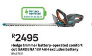 Gardena Hedge Trimmer (Battery-Operated) Comfort Cut 18V 4AH Excluding Battery