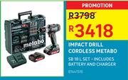Metabo Impact Drill Cordless