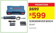 Bosch Screwdriver Go KIT